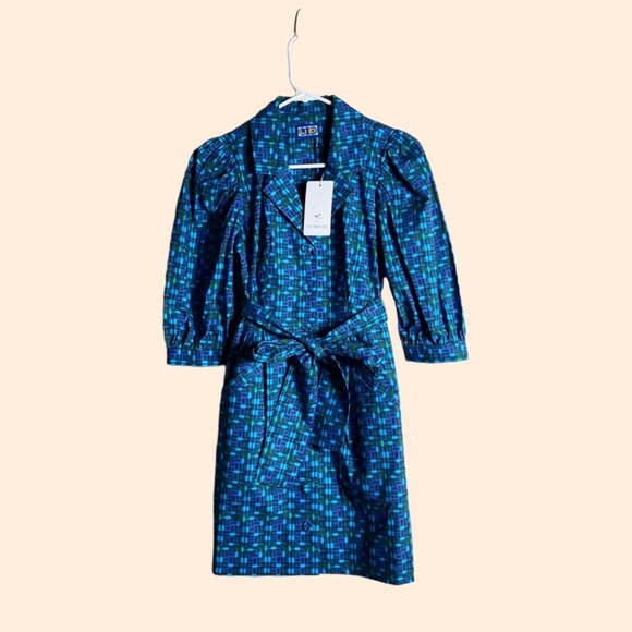 LHD Casitas Sloth Blue Mini Dress - Picture 2 of 5